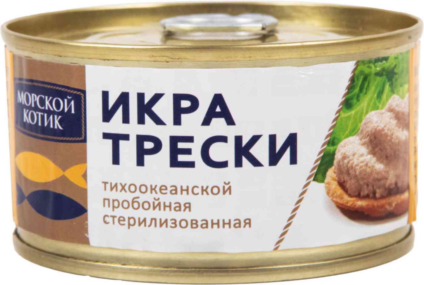 Икра трески Морской котик 82₽