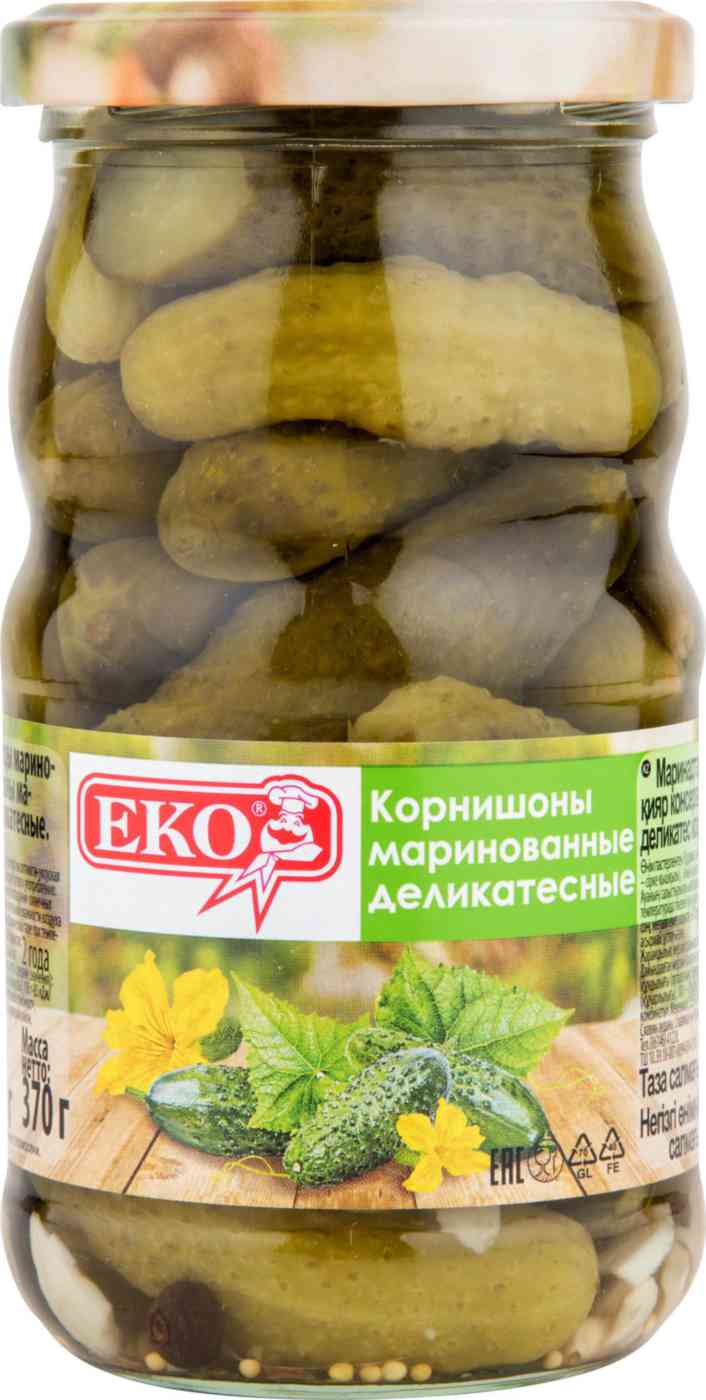 Корнишоны маринованные деликатесные Eko 161₽