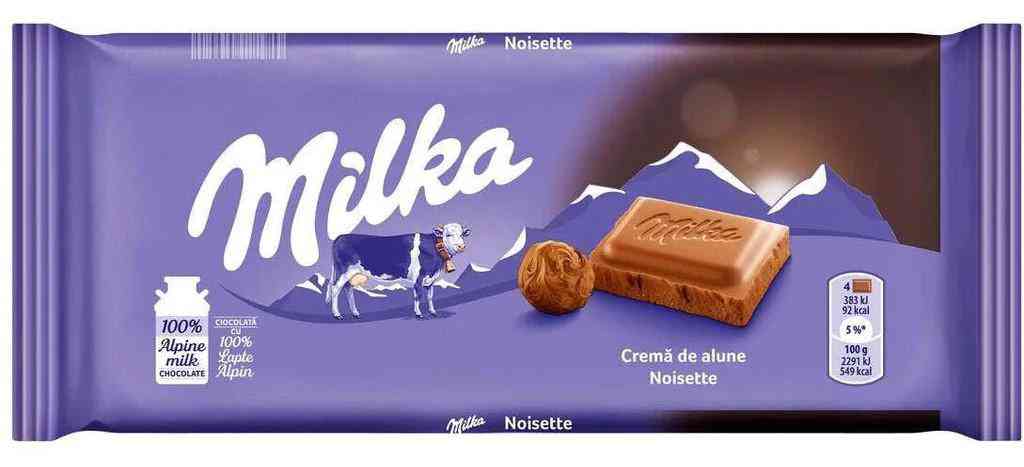 

Шоколад молочный Milka