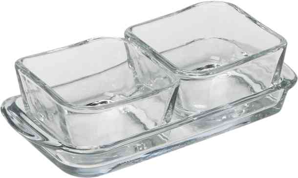 

Менажница стеклянная составная 2+1