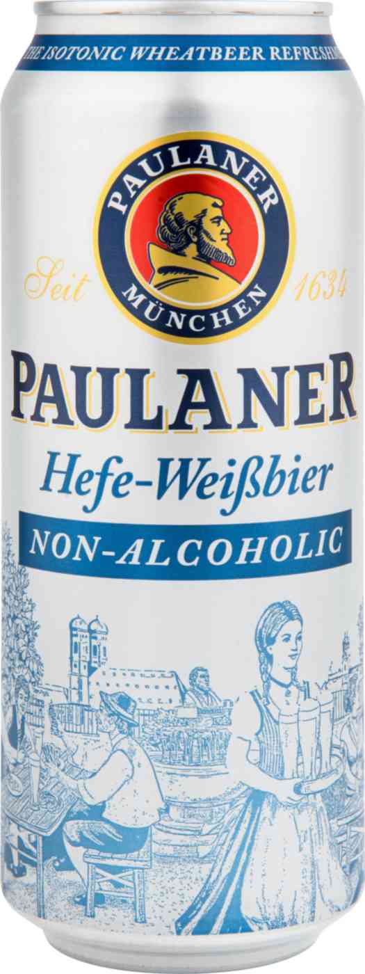 

Пиво безалкоголное Paulaner Hefe-Weisbier 0,5 % алк.