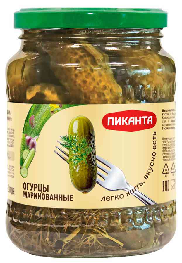Огурцы маринованные Пиканта
