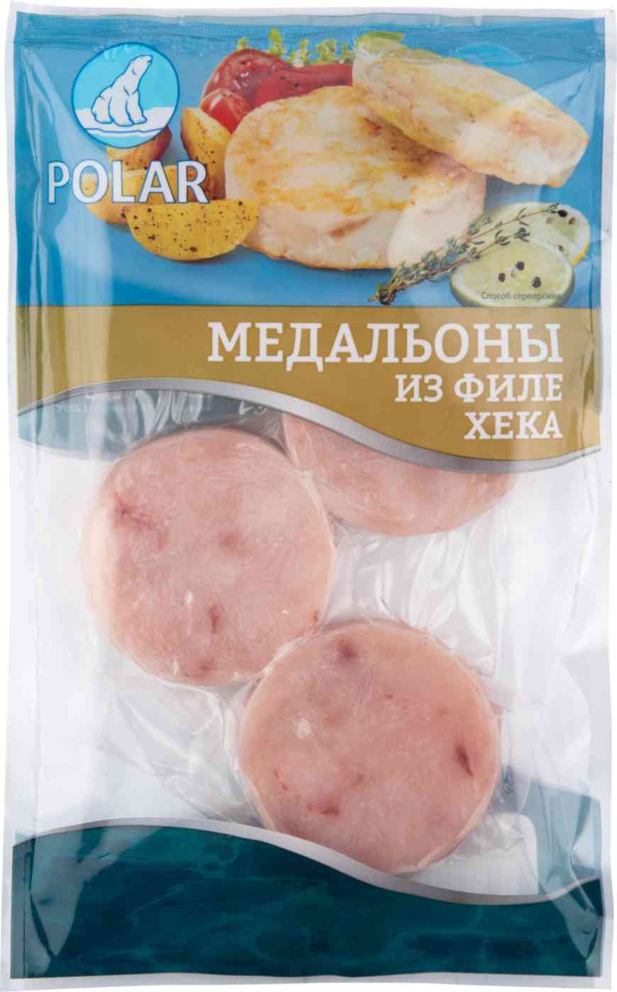 Медальоны из филе хека  Polar