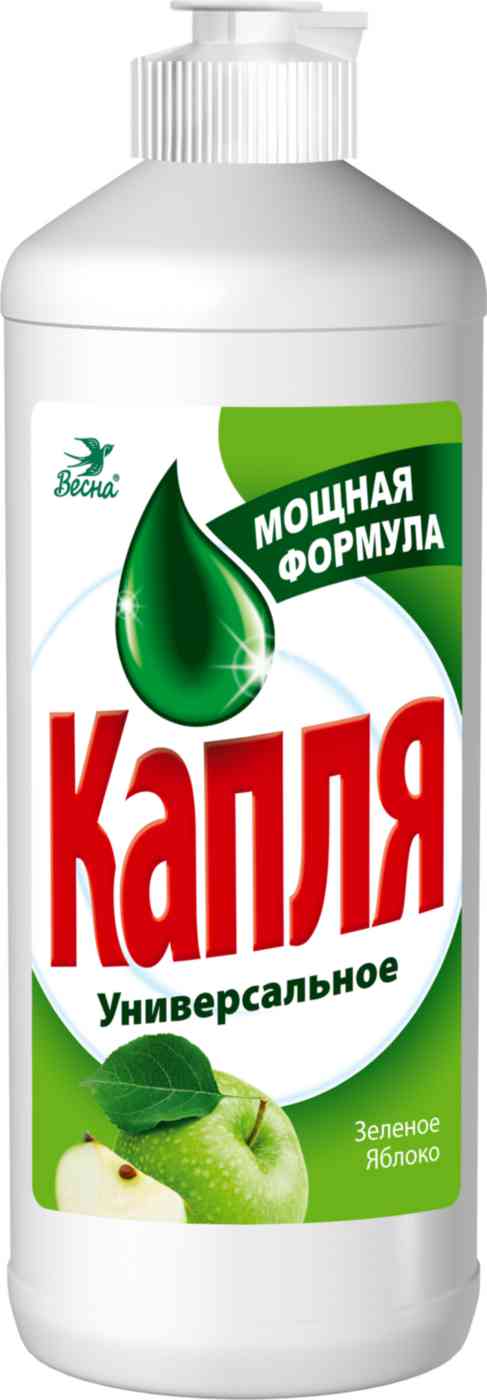 

Средство для мытья посуды универсальное Капля