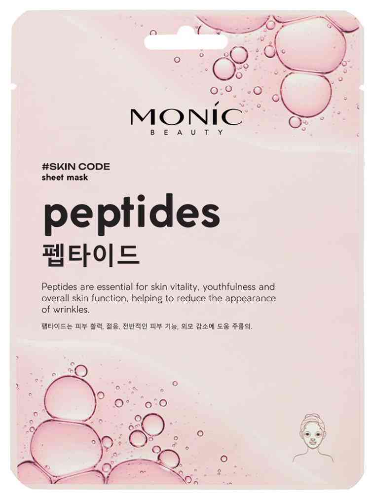 Маска для лица тканевая Monic Beauty Scin Code пептиды