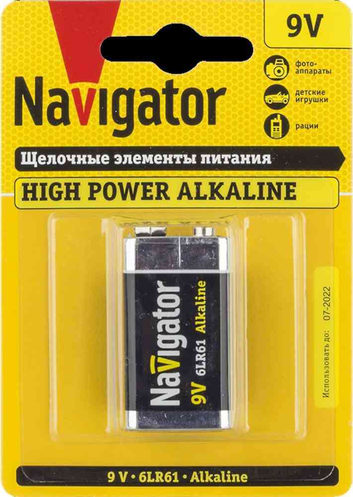 Батарейка 6LR61 Navigator