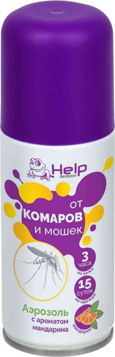 

Аэрозоль от комаров и мошек репеллентный Help