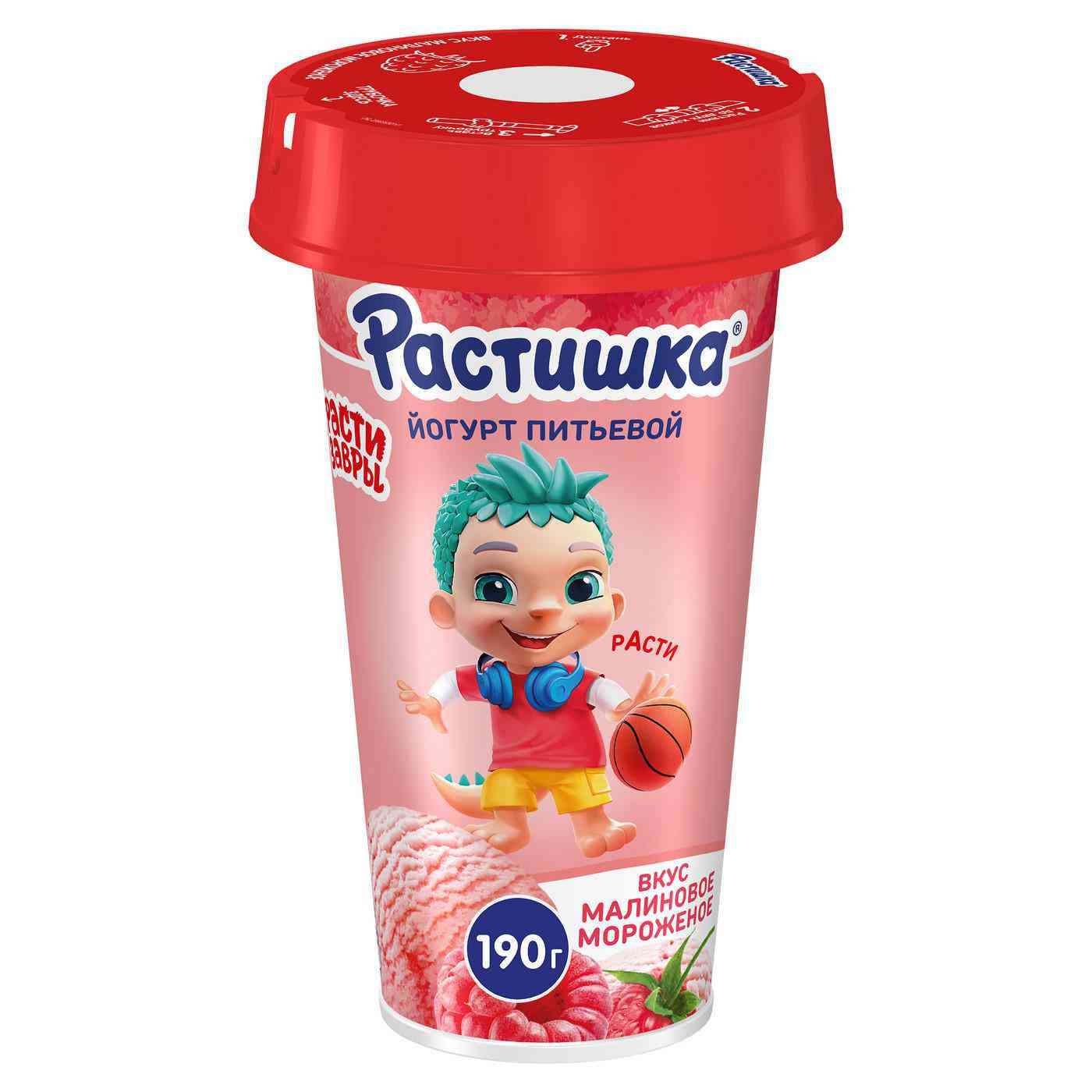 

Йогурт питьевой Растишка со вкусом малинового мороженого 2,8%