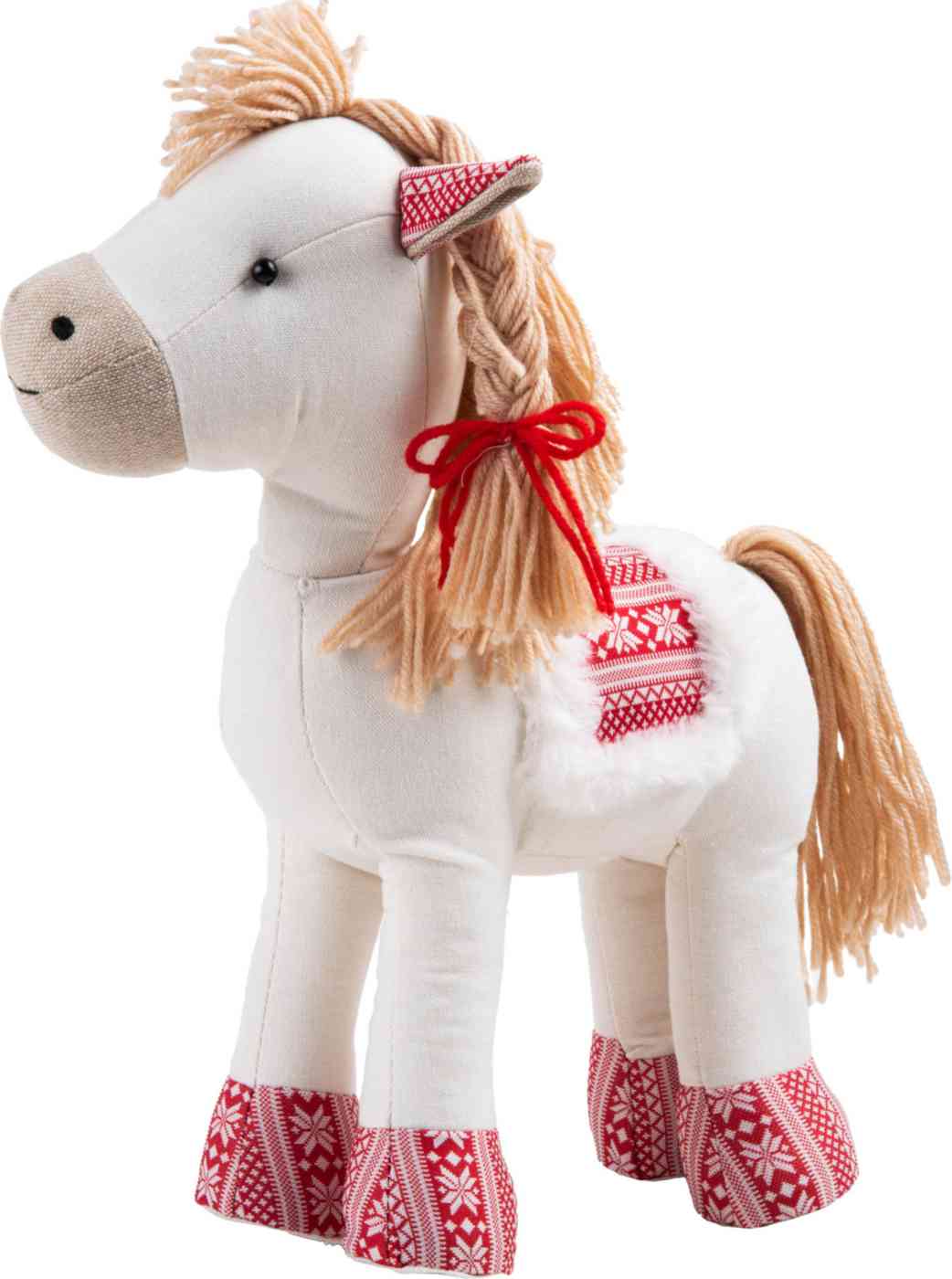 

Фигура новогодняя Лошадка с седлом