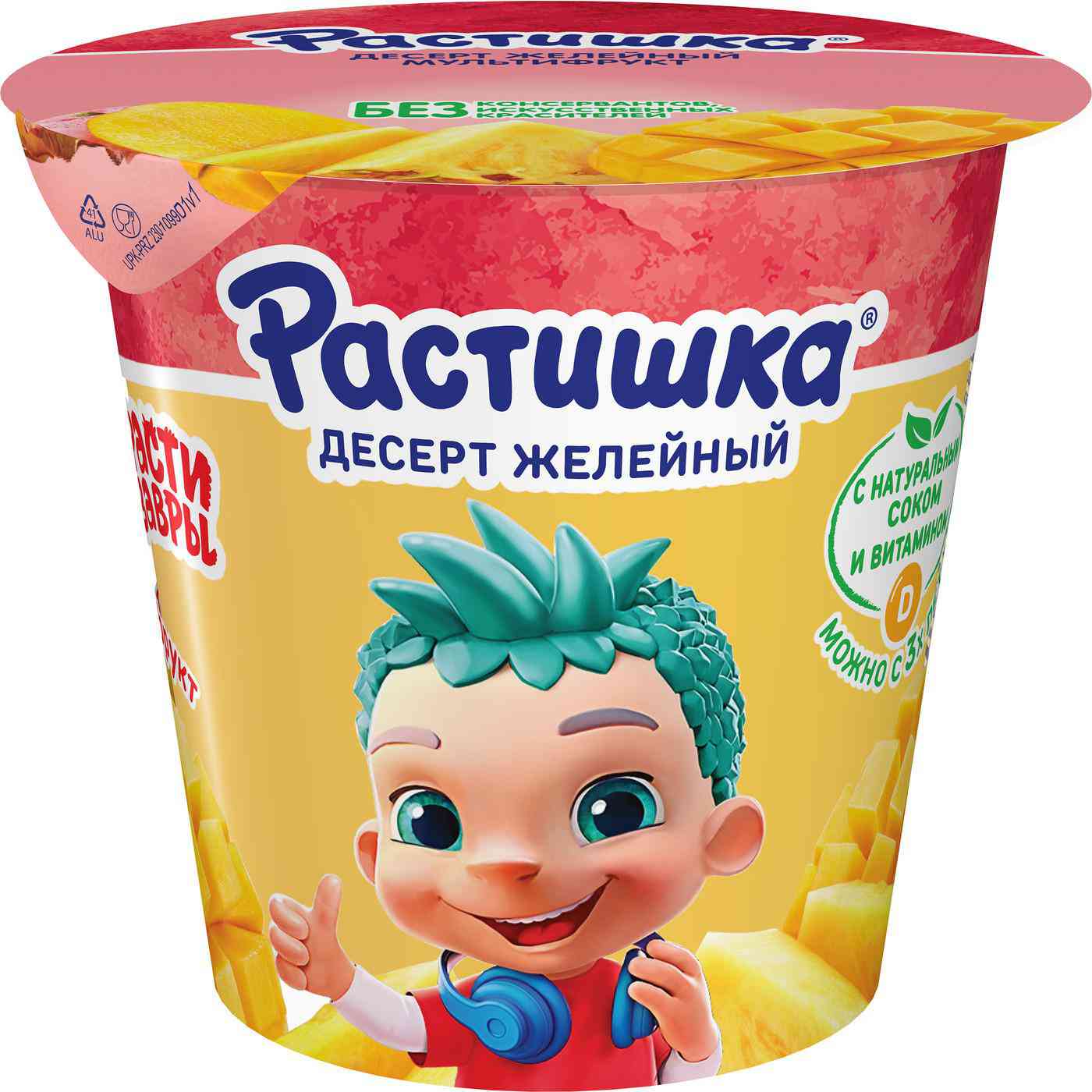 

Желе Растишка со вкусом мультифрукт