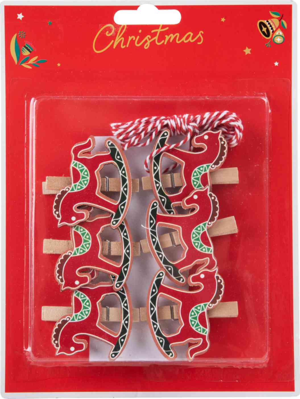 

Набор декоративных украшений Прищепки-лошадки