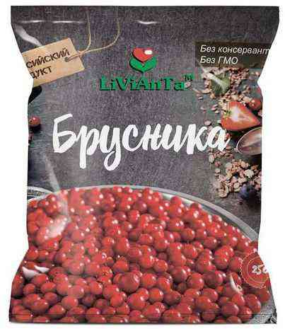 Брусника замороженная LiViAnTa