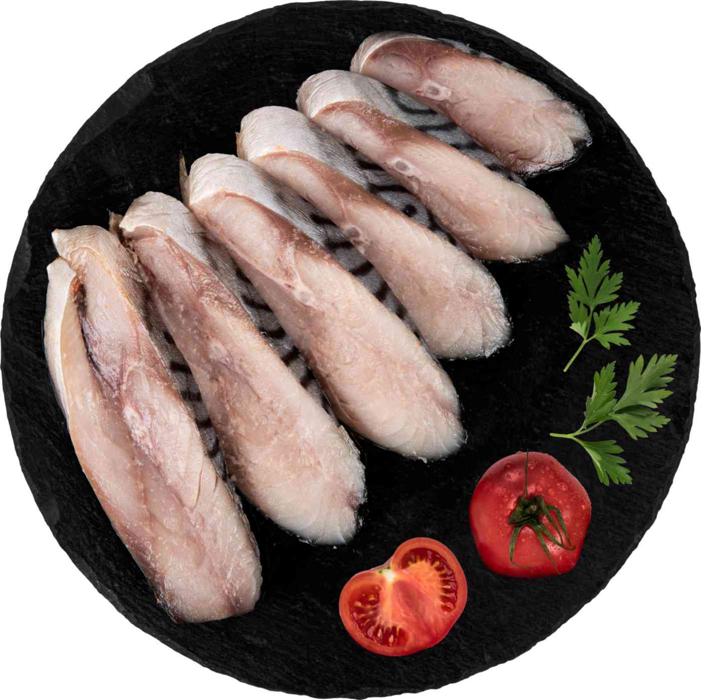 

Скумбрия провесная, нарезка