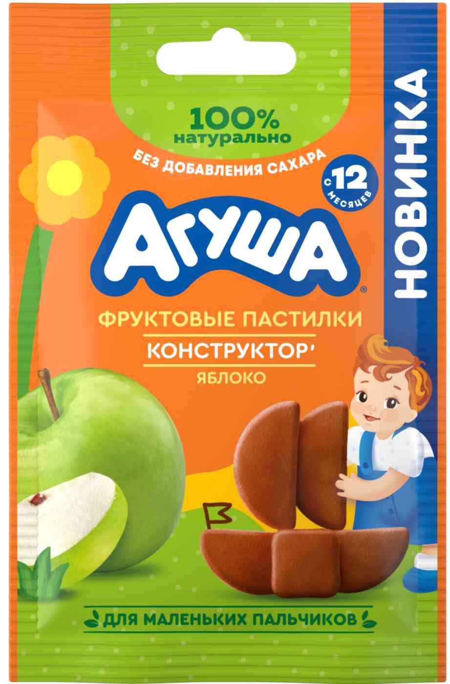 

Фруктовые пастилки конструктор Агуша