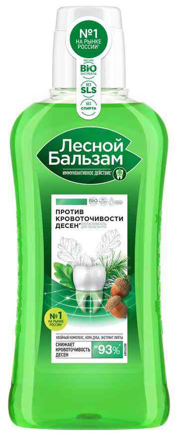 

Ополаскиватель для полости рта Лесной Бальзам против кровоточивости десен