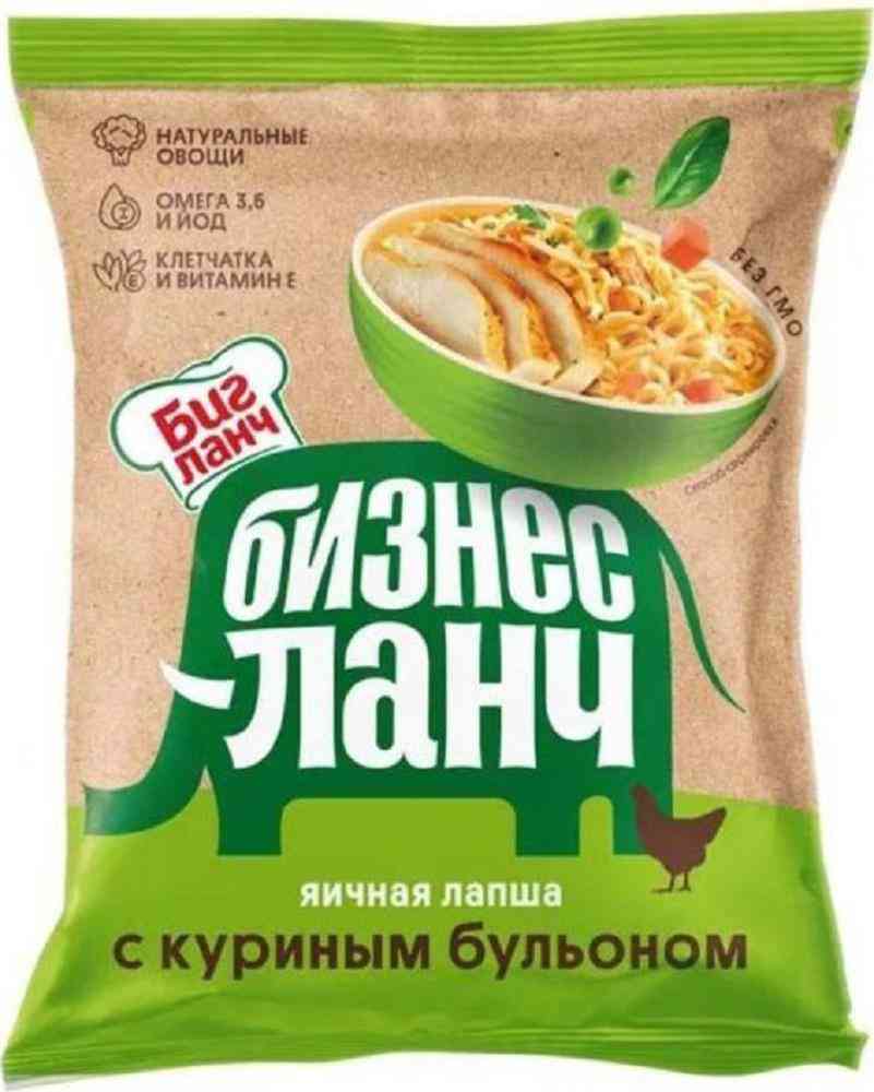 Лапша яичная быстрого приготовления Бизнес ланч 33₽