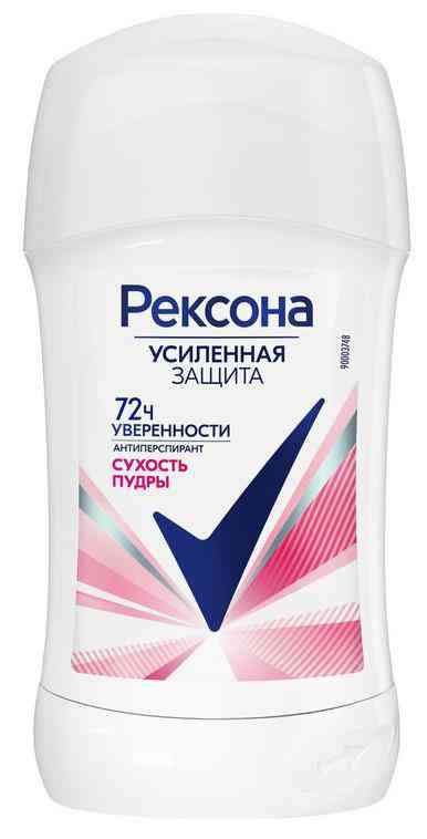 

Антиперспирант стик Рексона Усиленная защита Сухость пудры