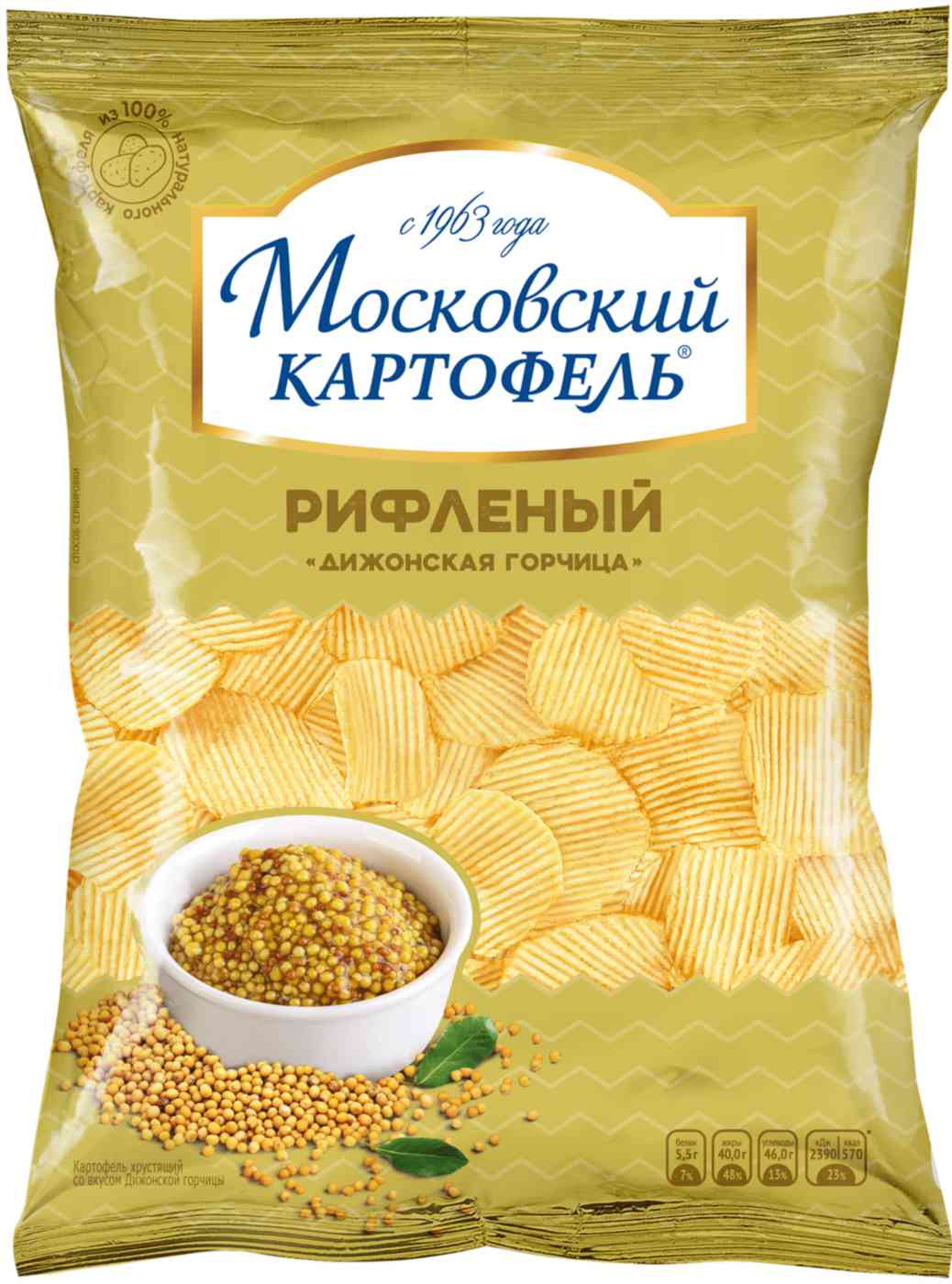 

Чипсы картофельные рифленые Московский картофель