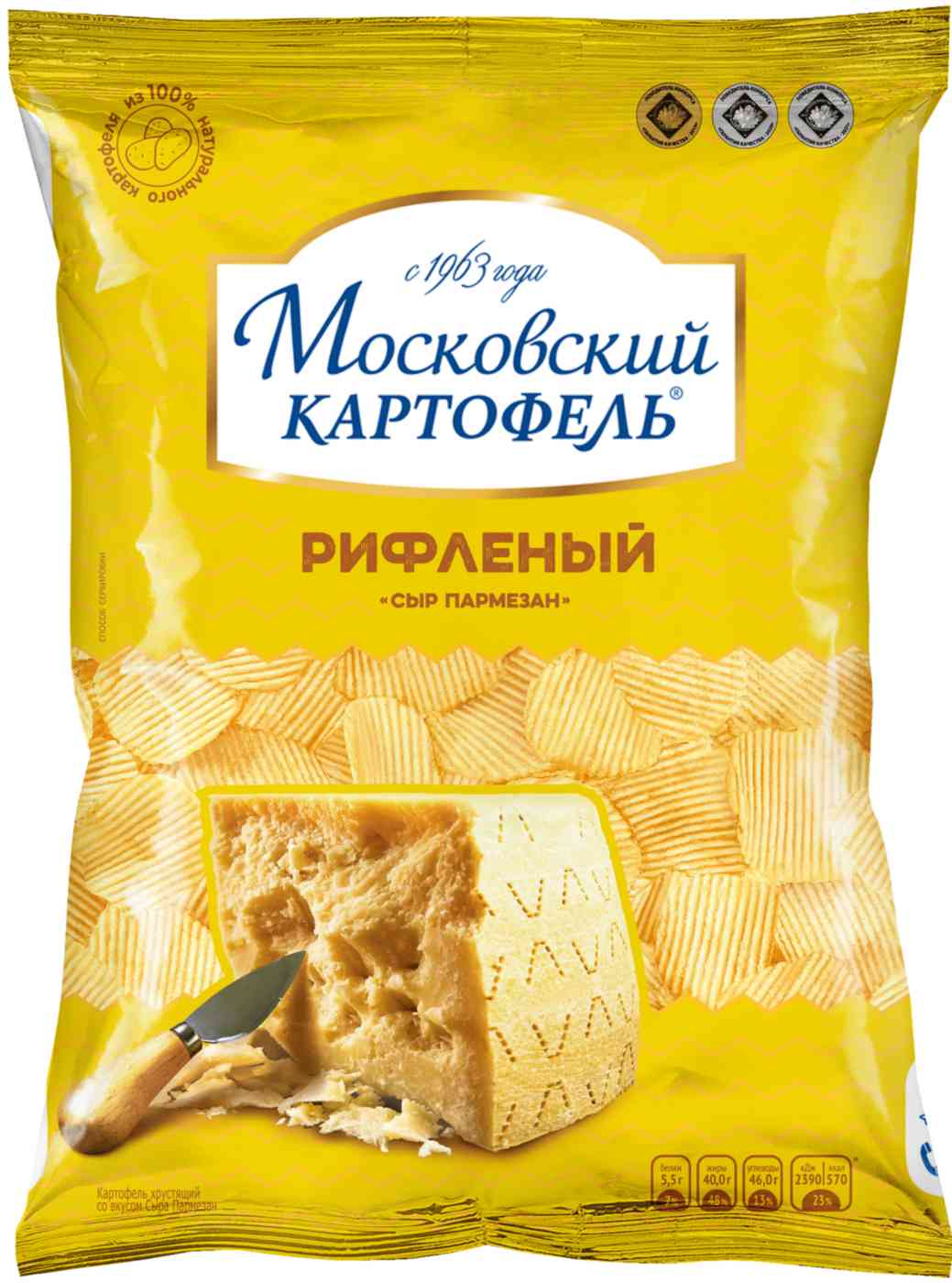 Чипсы картофельные рифленые Московский картофель