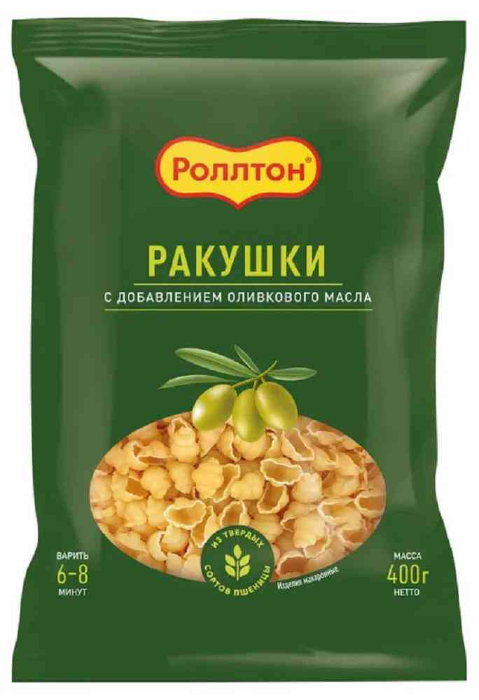 Макаронные изделия Ракушки Роллтон 72₽