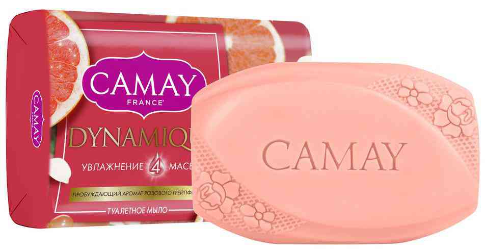 

Мыло туалетное Camay Dynamique розовый грейпфрут