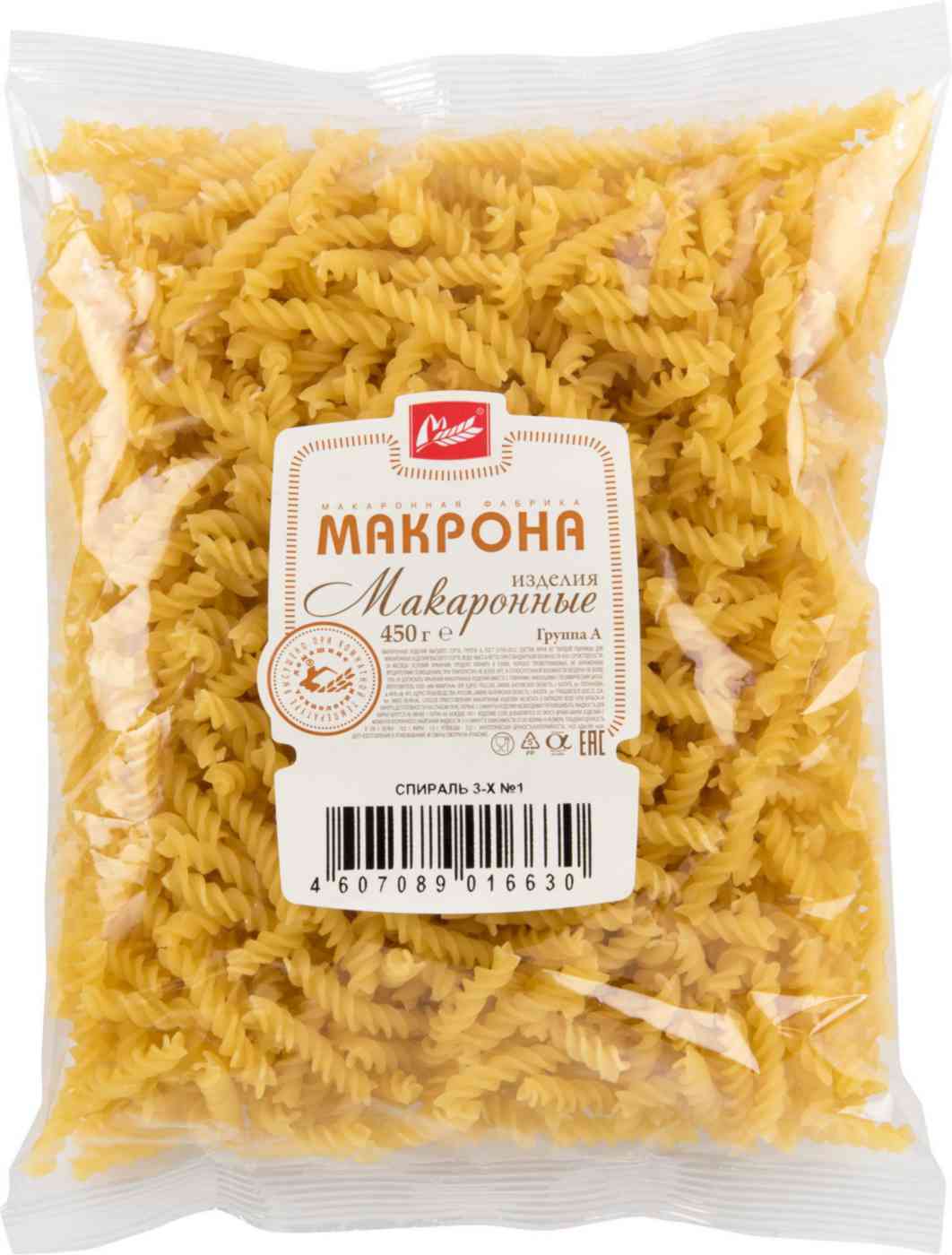 Макаронные изделия  Макрона