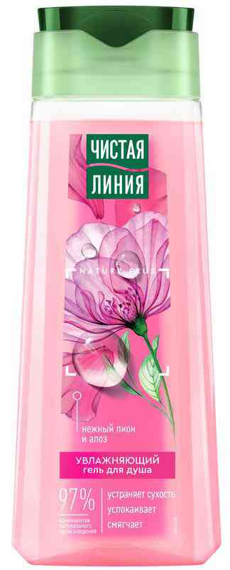 

Гель для душа Чистая Линия Nature Plus увлажняющий пион-алоэ
