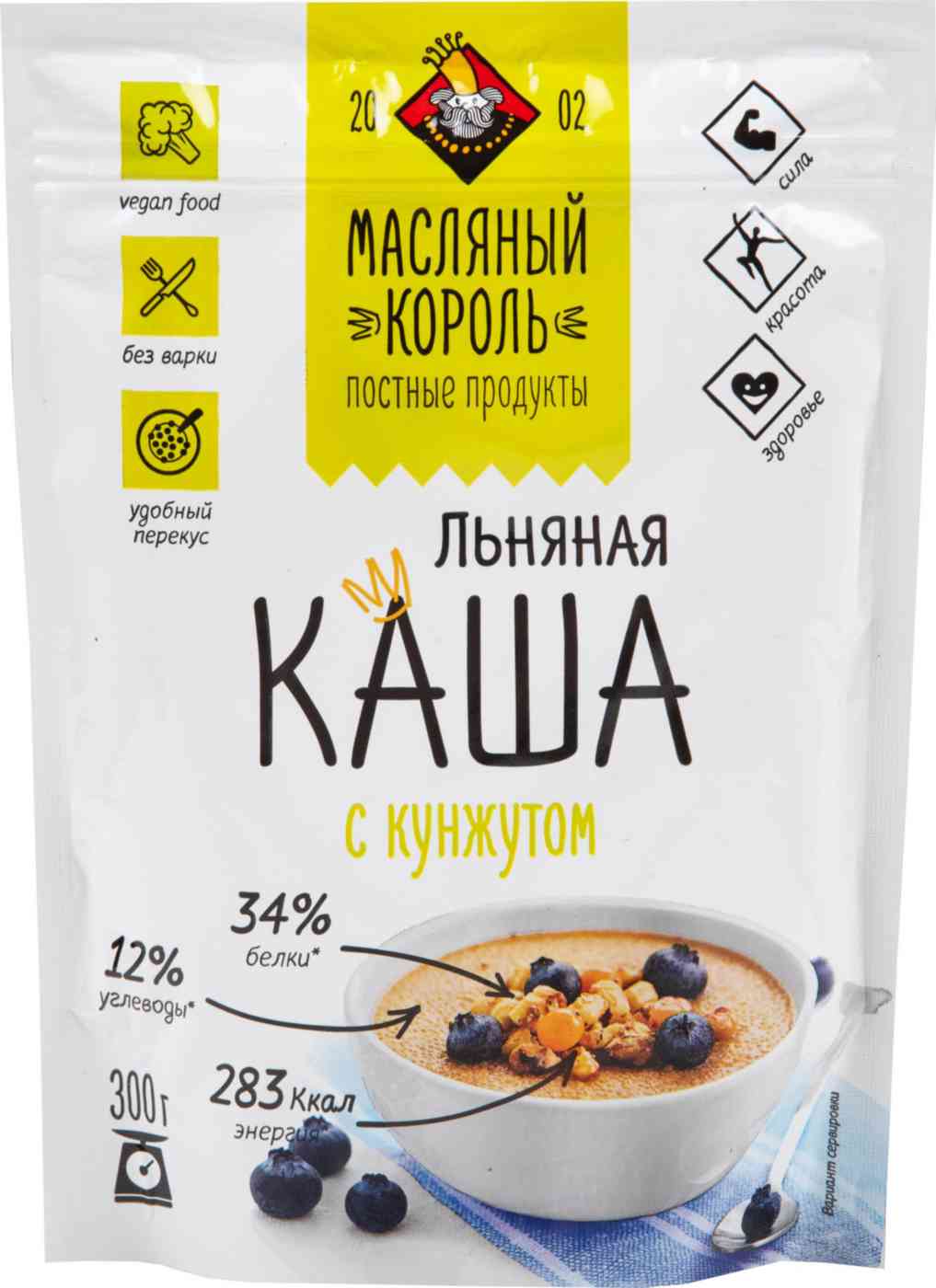 

Каша льняная Масляный Король с кунжутом