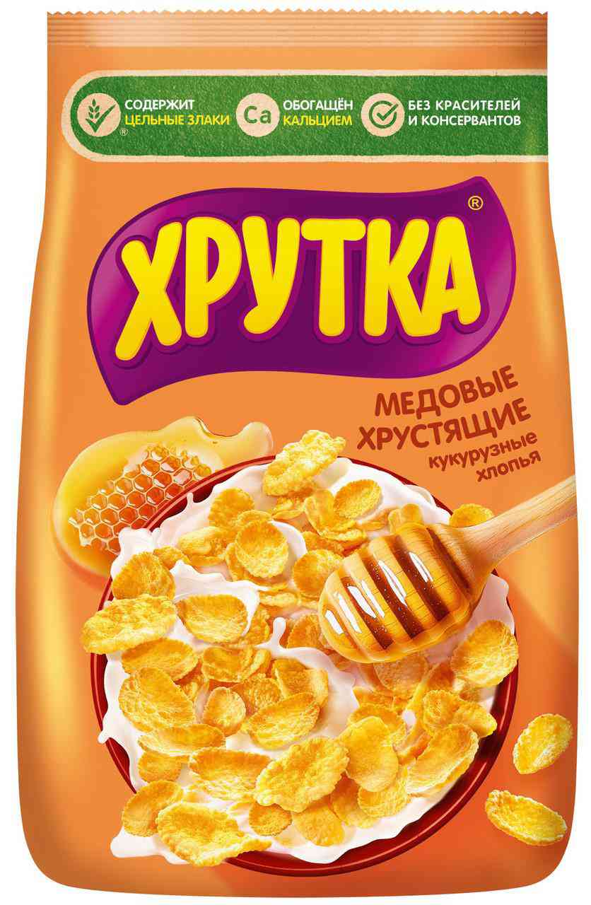 

Готовый завтрак Хрутка хлопья медовые