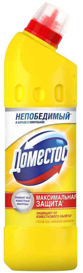 

Чистящий гель универсальный Доместос Максимальная защита Лимонная свежесть