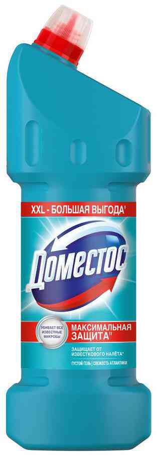 Чистящий гель Доместос Максимальная защита Свежесть Атлантики 370₽