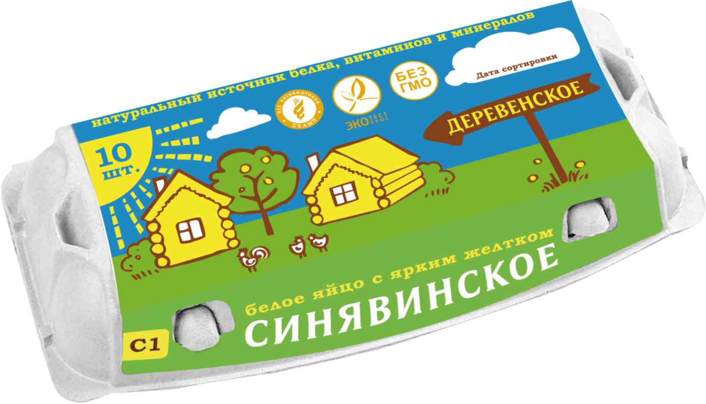 Яйца куриные столовые Синявинское