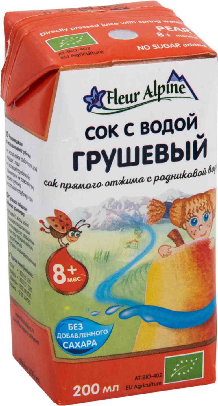 Сок грушевый Fleur Alpine