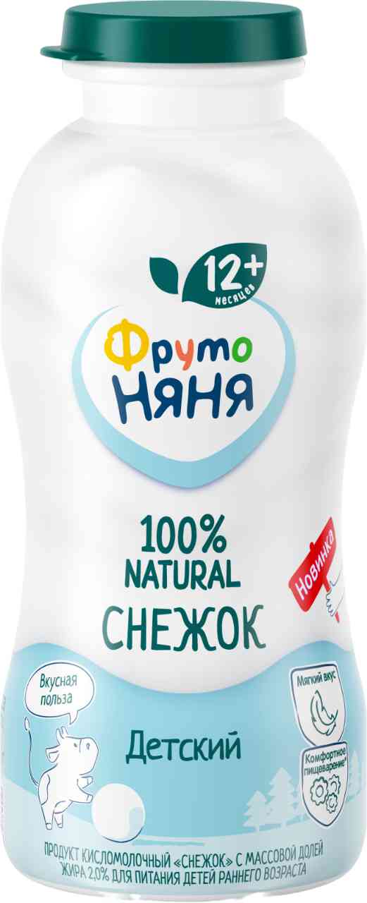 Продукт кисломолочный Снежок ФрутоНяня