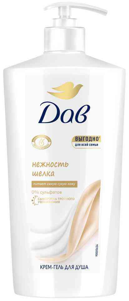 

Крем-гель для душа Дав нежность шелка