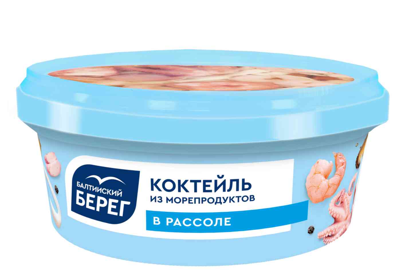 Коктейль из морепродуктов Балтийский берег в рассоле