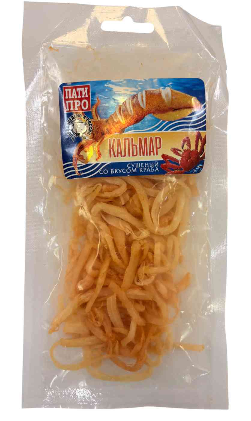 Стружка кальмара Патипро вкус краба