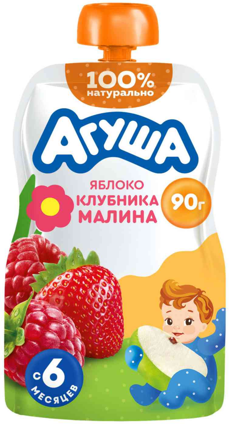 

Пюре фруктово-ягодное Агуша