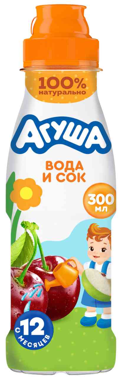 

Вода и сок детский Агуша