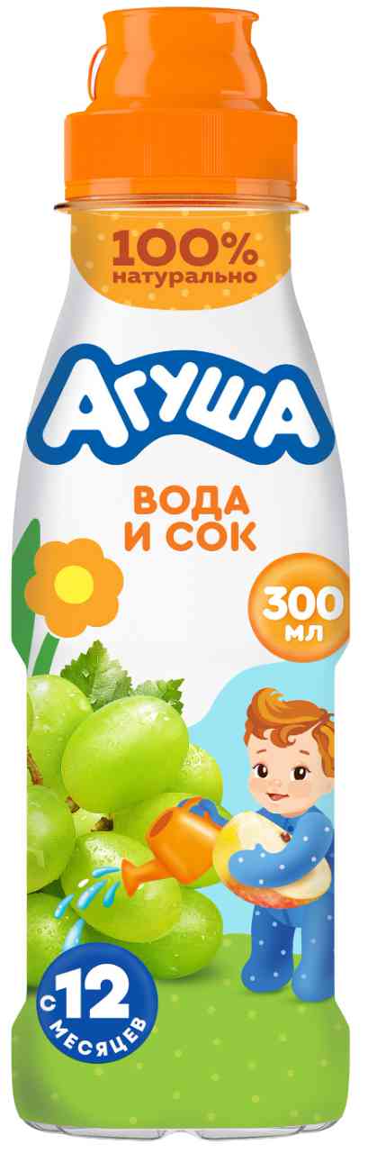 

Вода и сок детский Агуша