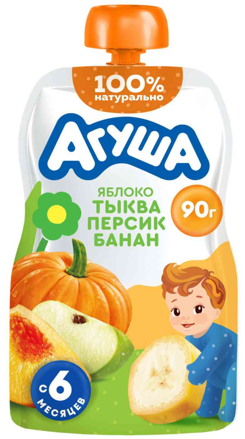 

Пюре фруктово-овощное Агуша