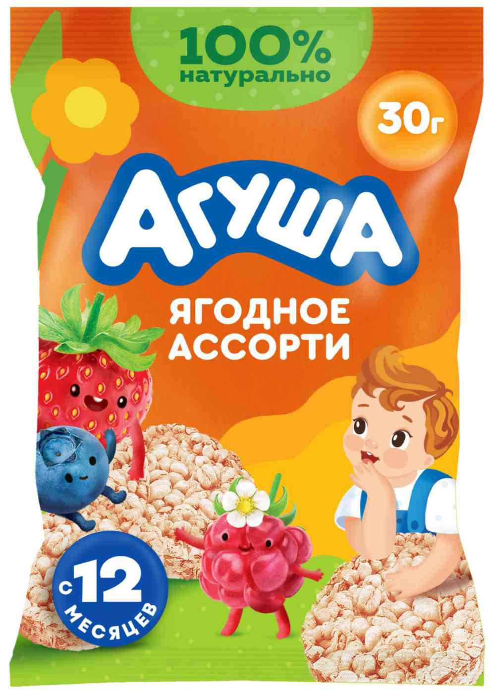 

Мини-хлебцы рисовые Агуша