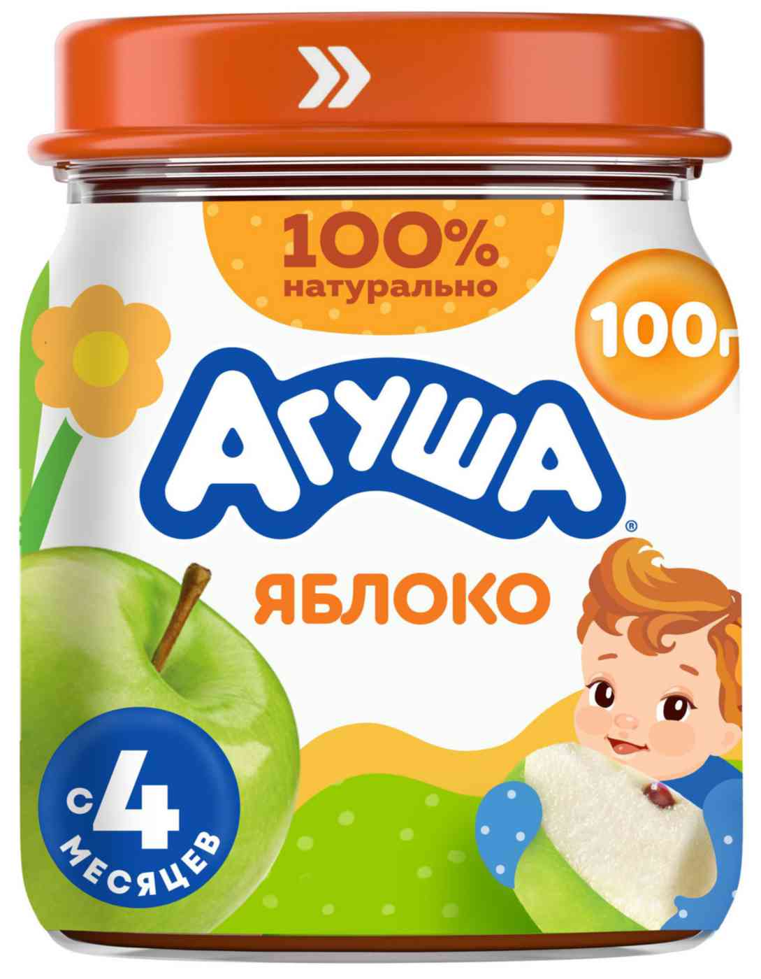 

Пюре яблочное Агуша