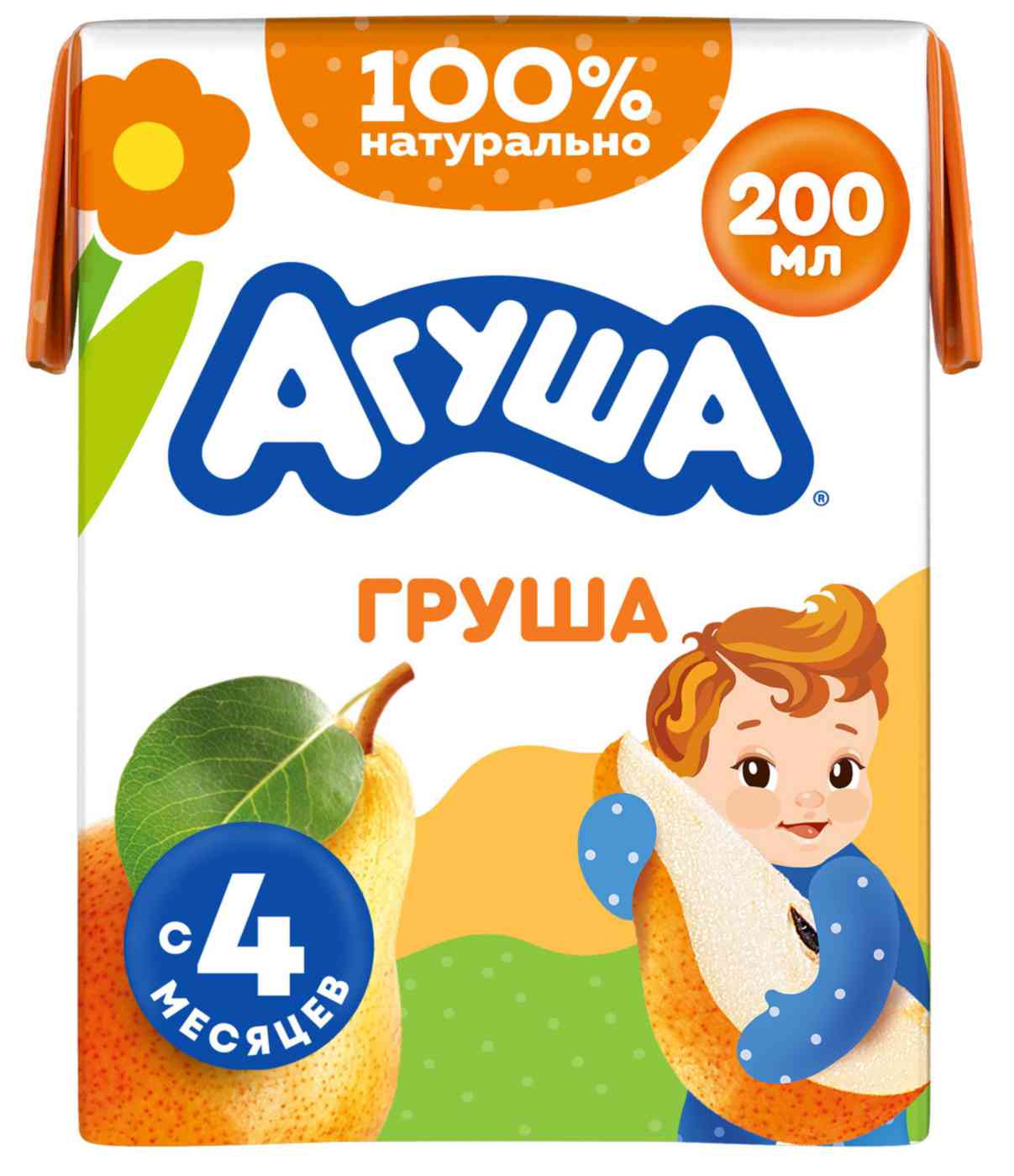 

Сок детский осветлённый Агуша