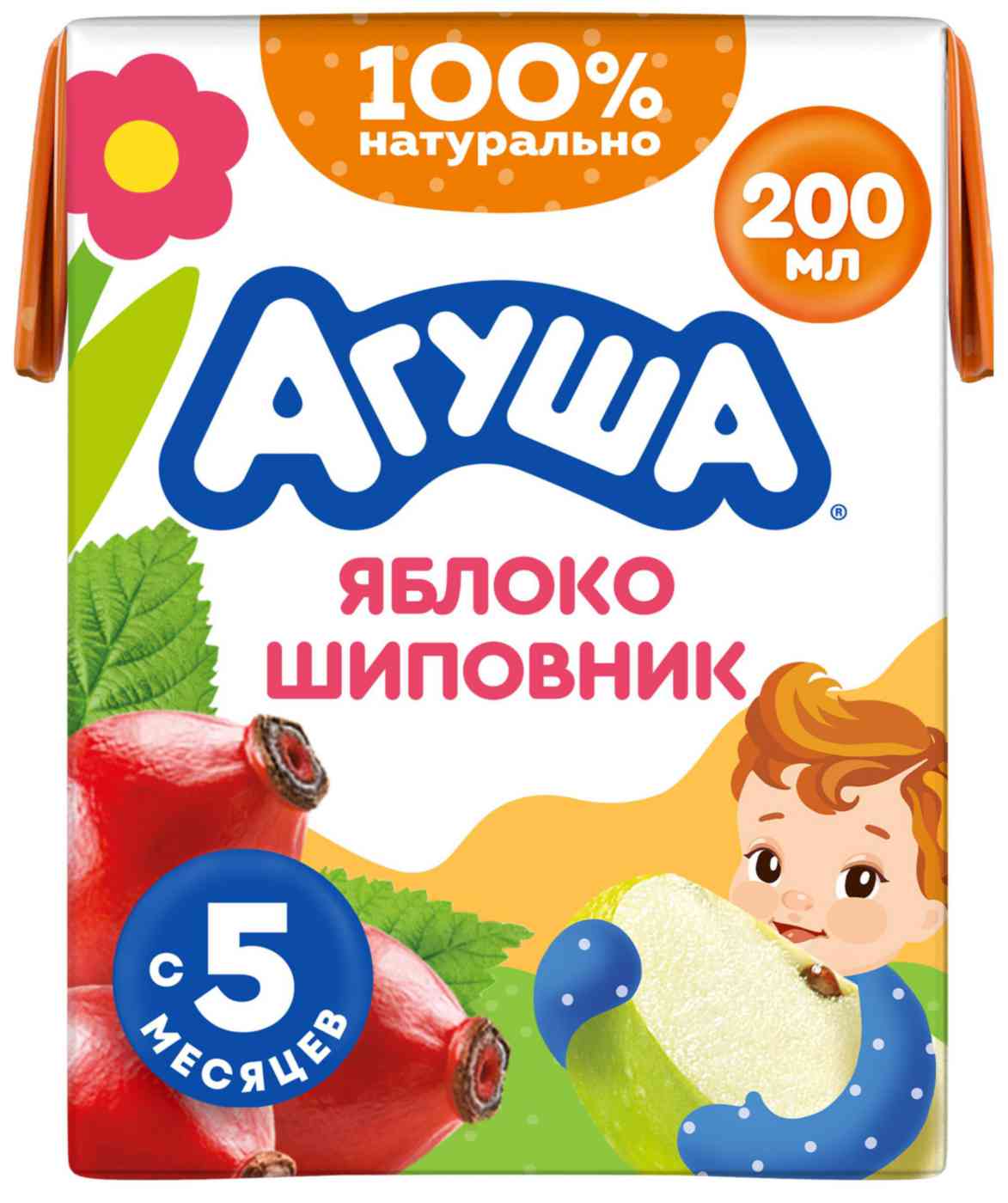 

Сок детский осветлённый Агуша