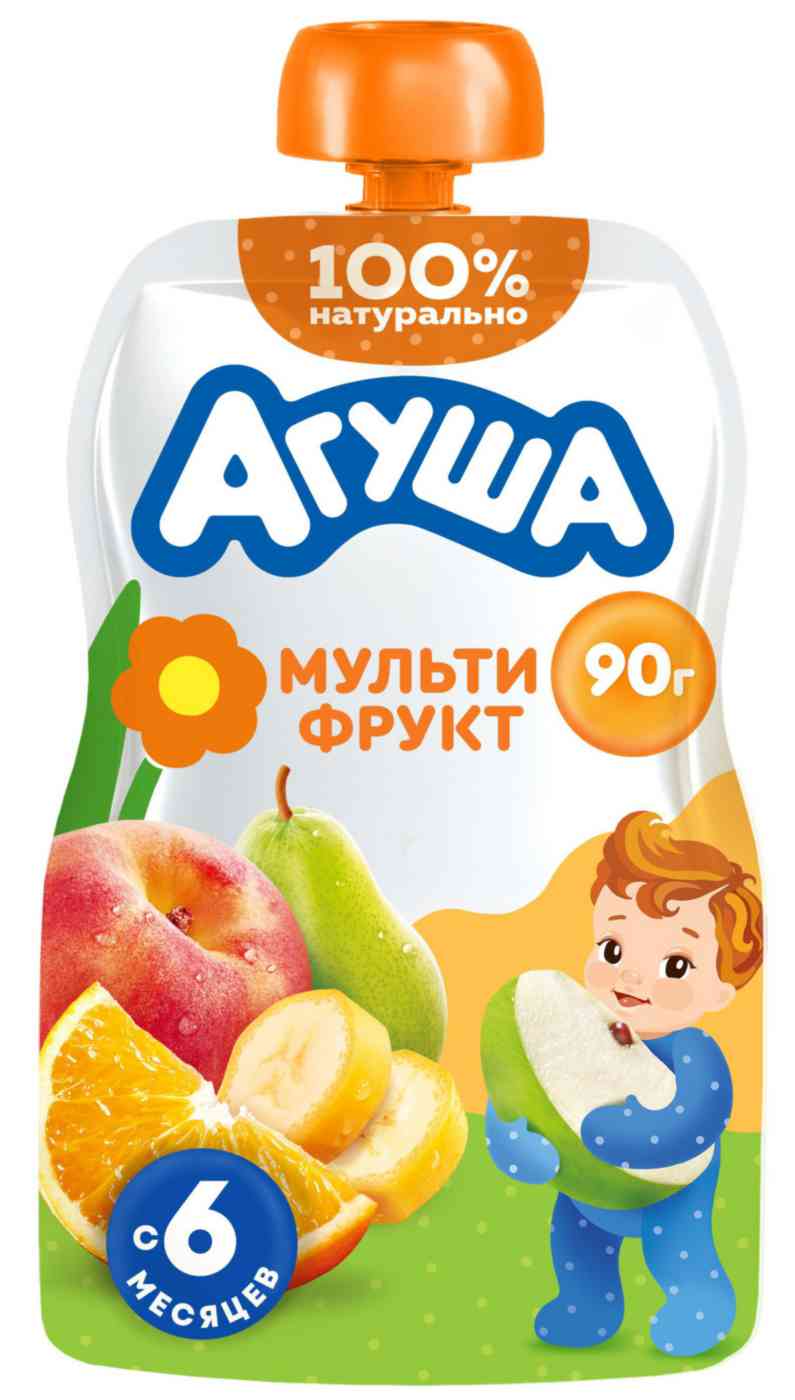

Фруктовое пюре Агуша