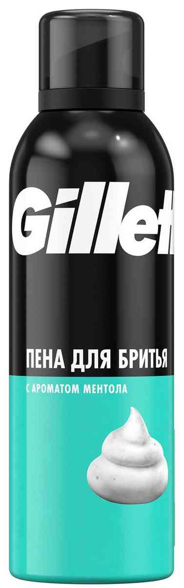 

Пена для бритья Gillette с ароматом ментола