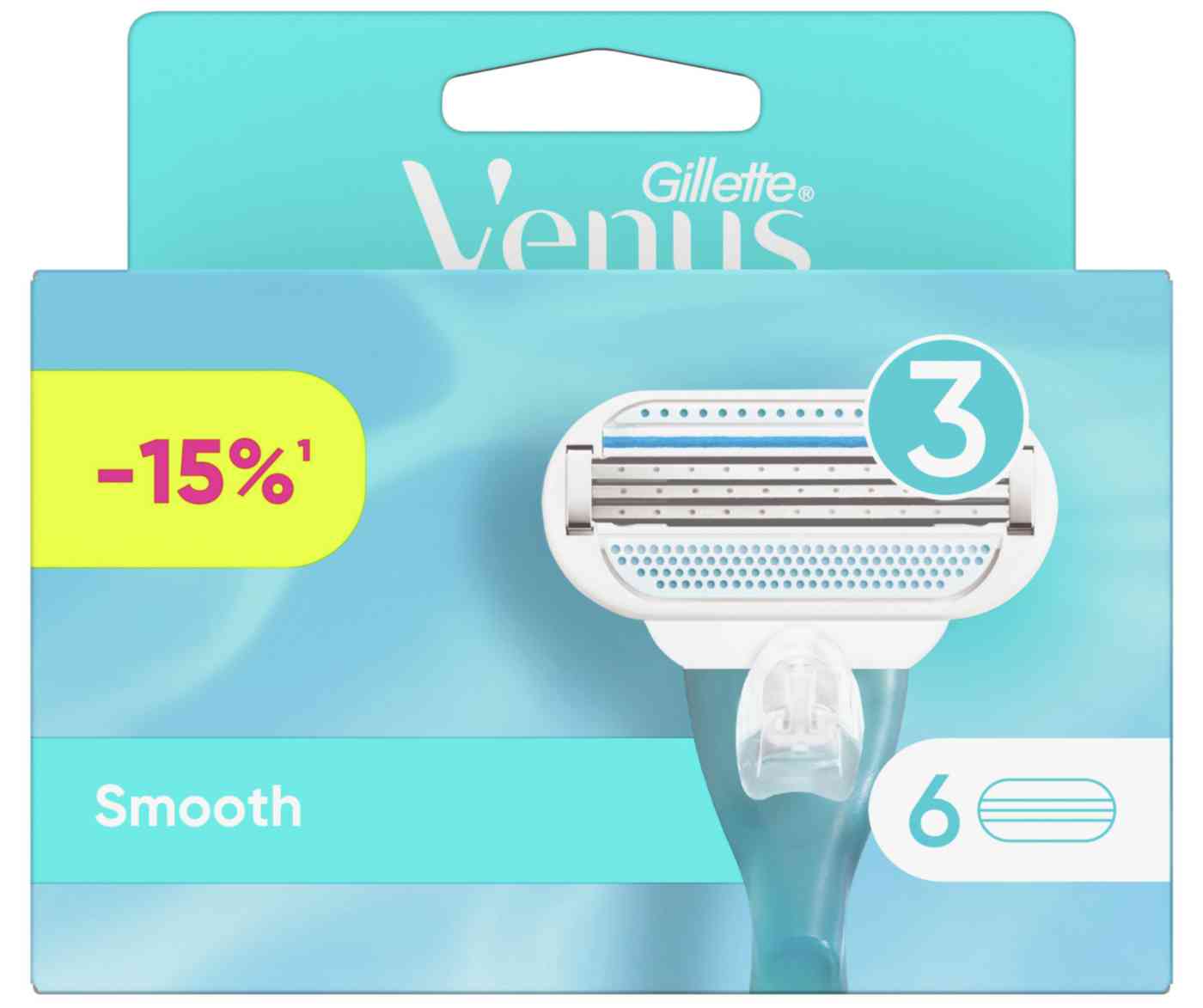 

Сменные кассеты для бритья Gillette Venus Smooth 3 лезвия