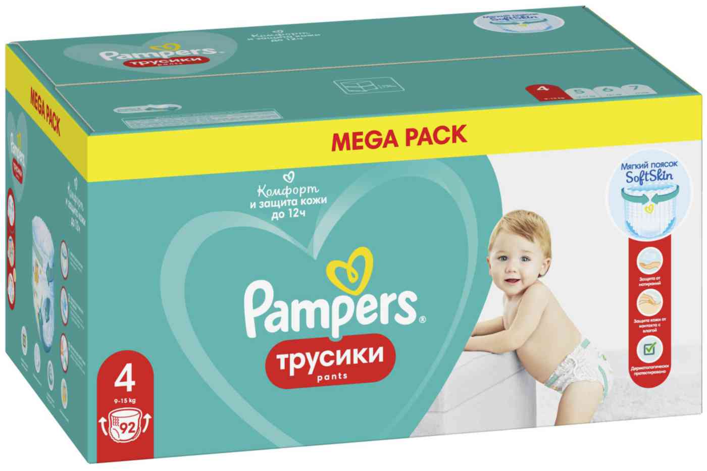 Подгузники-трусики Pampers Pants Maxi 4 (9-15 кг)