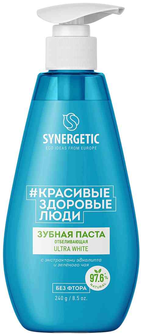 Зубная паста отбеливающая Synergetic